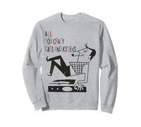 Rétro années 1950 Crazy Cats Amoureux de musique Swing Rock N Roll Sweatshirt