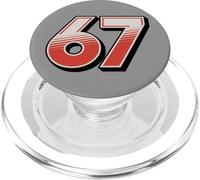 Rétro Années 70-67 Meme Six Seven PopSockets PopGrip pour MagSafe