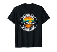 Rétro années 70 80 Columbus Mississippi MS T-Shirt