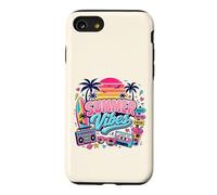 Rétro années 80 90 Nostalgie été Vibes Tropical Beach Vacation Coque pour iPhone SE (2020) / 7/8