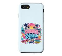 Rétro années 80 90 Nostalgie été Vibes Tropical Beach Vacation Coque pour iPhone SE (2020) / 7/8