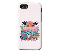 Rétro années 80 90 Nostalgie été Vibes Tropical Beach Vacation Coque pour iPhone SE (2020) / 7/8
