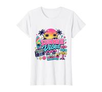 Rétro années 80 90 Nostalgie été Vibes Tropical Beach Vacation T-Shirt Graphique avec Valeur