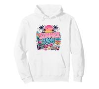 Rétro années 80 90 Nostalgie été Vibes Tropical Plage Coucher de Soleil Sweat à Capuche