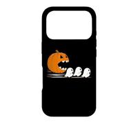 Rétro années 80 Arcade Halloween Pixel Citrouille Fantômes Coque pour iPhone 17 Pro