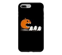 Rétro années 80 Arcade Halloween Pixel Citrouille Fantômes Coque pour iPhone 7 Plus/8 Plus