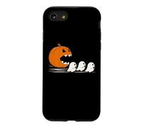 Rétro années 80 Arcade Halloween Pixel Citrouille Fantômes Coque pour iPhone SE (2020) / 7/8