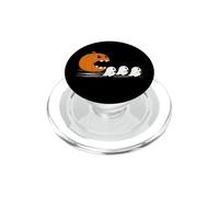 Rétro années 80 Arcade Halloween Pixel Citrouille Fantômes PopSockets PopGrip pour MagSafe