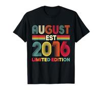 Rétro août 2016 Édition limitée 10 Ans 10e Anniversaire T-Shirt