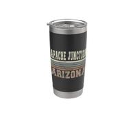 Rétro Apache Junction Arizona Gobelet isotherme en acier inoxydable double paroi