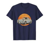 Retro Apline Car Enthusiast T-Shirt Vintage Alpine A110 1600S 1970 Bleu Homme T-Shirt Vintage à Manches Courtes S