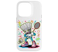 Retro Arcade Badminton Volant Coque pour iPhone 14 Pro