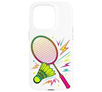 Retro Arcade Badminton Volant Coque pour iPhone 15 Pro