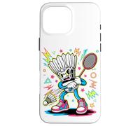 Retro Arcade Badminton Volant Coque pour iPhone 16 Pro Max