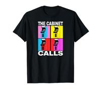 Retro Arcade Cabinet Calls Video Gamer Retro Pop Art T-Shirt Graphique avec Valeur