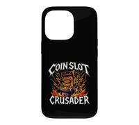 Retro Arcade Gamer Coinslot Crusader Coque pour iPhone 13 Pro