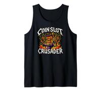 Retro Arcade Gamer Coinslot Crusader Débardeur