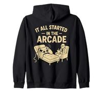 Rétro Arcade Gamer Humour Nostalgique Jeu Vidéo Thérapie Blague Sweat à Capuche
