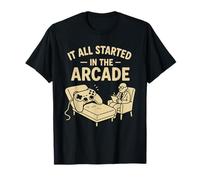 Rétro Arcade Gamer Humour Nostalgique Jeu Vidéo Thérapie Blague T-Shirt