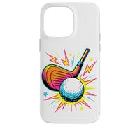 Retro Arcade Golf Golfing Golfeur Coque pour iPhone 14 Pro Max