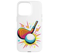 Retro Arcade Golf Golfing Golfeur Coque pour iPhone 15 Pro Max