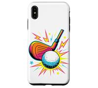 Retro Arcade Golf Golfing Golfeur Coque pour iPhone XS Max