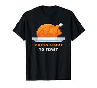 Retro Arcade Pixelated Game Turkey - Press Start to Feast T-Shirt