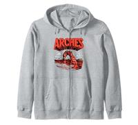 Retro Arches National Park Vintage Style Delicate Arch Sweat à Capuche