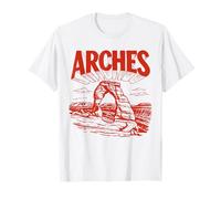 Retro Arches National Park Vintage Style Delicate Arch T-Shirt