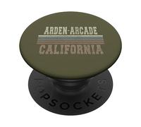 Rétro Arden-Arcade Californie PopSockets PopGrip Adhésif