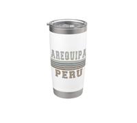 Retro Arequipa Pérou Gobelet isotherme en acier inoxydable double paroi