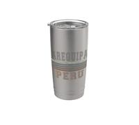 Retro Arequipa Pérou Gobelet isotherme en acier inoxydable double paroi