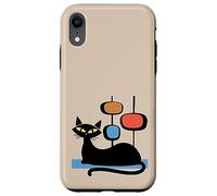 Retro Atomic Age Mid-Century Cat Vintage Space Modern Design Coque pour iPhone XR