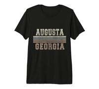 Rétro Augusta Georgia T-Shirt Haut de Gamme