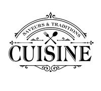 Rétro Autocollant Mural Cuisine