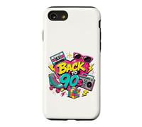 Retro Back to 90s Cassette Tape Boombox Roller Cube Coque pour iPhone SE (2020) / 7/8