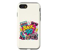 Retro Back to 90s Retro Cassette Boombox Roller Cube Coque pour iPhone SE (2020) / 7/8