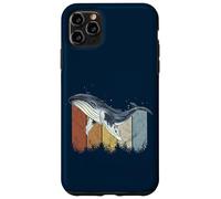 Retro Baleine à Bosse Art de la Vie Marine en mer Profonde Coque pour iPhone 11 Pro Max