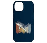Retro Baleine à Bosse Art de la Vie Marine en mer Profonde Coque pour iPhone 14