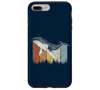 Retro Baleine à Bosse Art de la Vie Marine en mer Profonde Coque pour iPhone 7 Plus/8 Plus