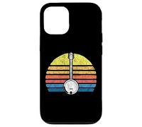 Retro Banjo Sun - Eighties Style Bluegrass Pickers Graphic Coque pour iPhone 12/12 Pro