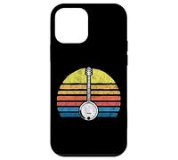 Retro Banjo Sun - Eighties Style Bluegrass Pickers Graphic Coque pour iPhone 12 Mini