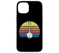 Retro Banjo Sun - Eighties Style Bluegrass Pickers Graphic Coque pour iPhone 13