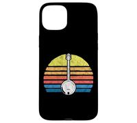 Retro Banjo Sun - Eighties Style Bluegrass Pickers Graphic Coque pour iPhone 15 Plus