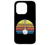 Retro Banjo Sun - Eighties Style Bluegrass Pickers Graphic Coque pour iPhone 15 Pro
