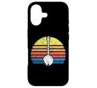 Retro Banjo Sun - Eighties Style Bluegrass Pickers Graphic Coque pour iPhone 17