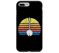 Retro Banjo Sun - Eighties Style Bluegrass Pickers Graphic Coque pour iPhone 7 Plus/8 Plus