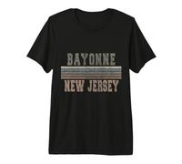 Retro Bayonne, New Jersey T-Shirt Haut de Gamme