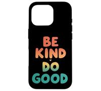 Retro Be Kind Do Good Positive Vibes Coque pour iPhone 16 Pro