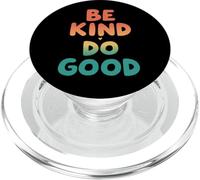 Retro Be Kind Do Good Positive Vibes PopSockets PopGrip pour MagSafe